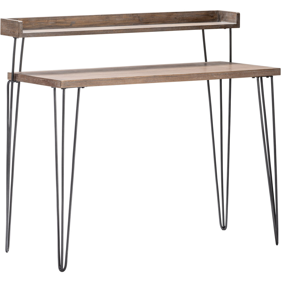 Cody 43 X 18 inch Dark Brown and Black Desk