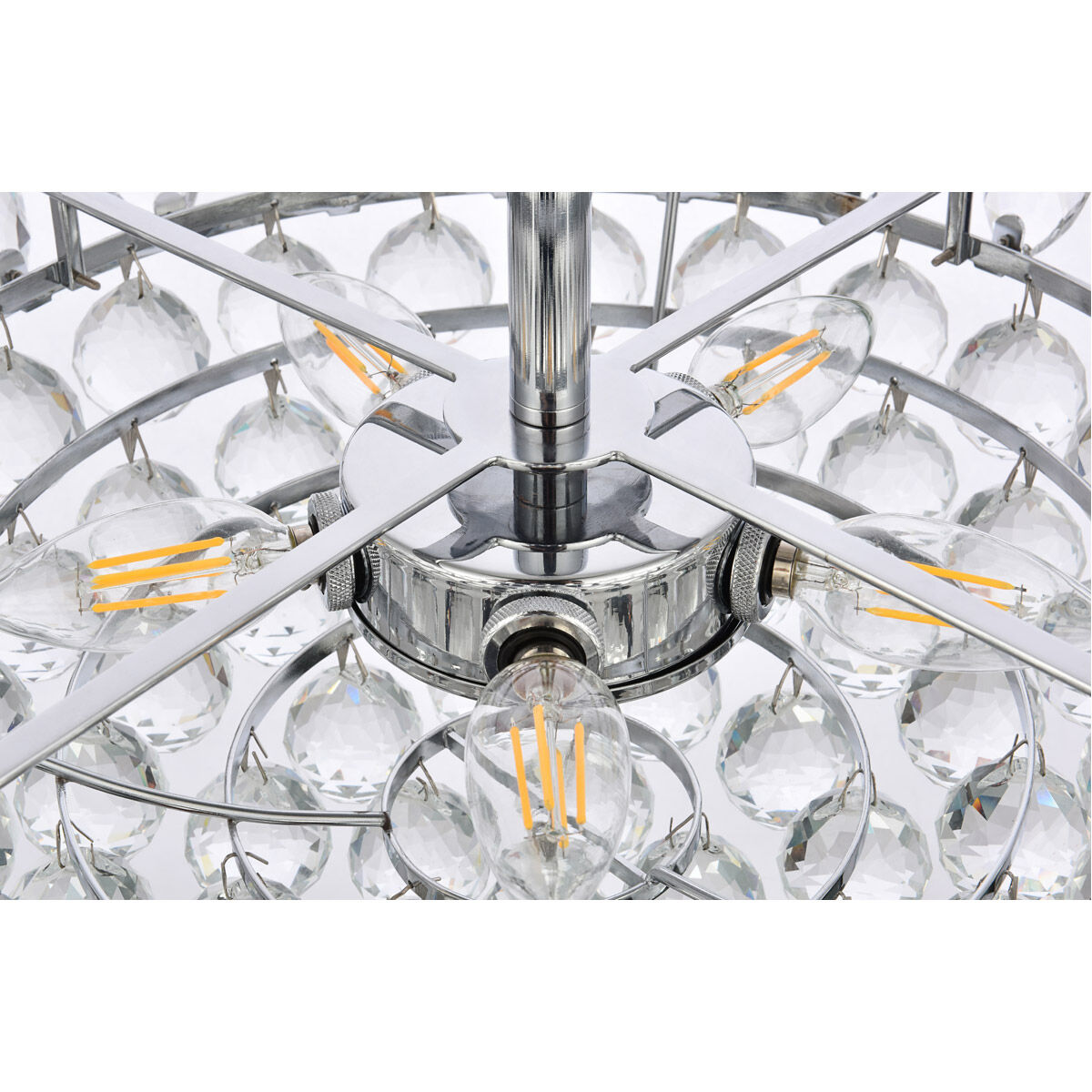 Emilia 5 Light 18 inch Chrome Pendant Ceiling Light