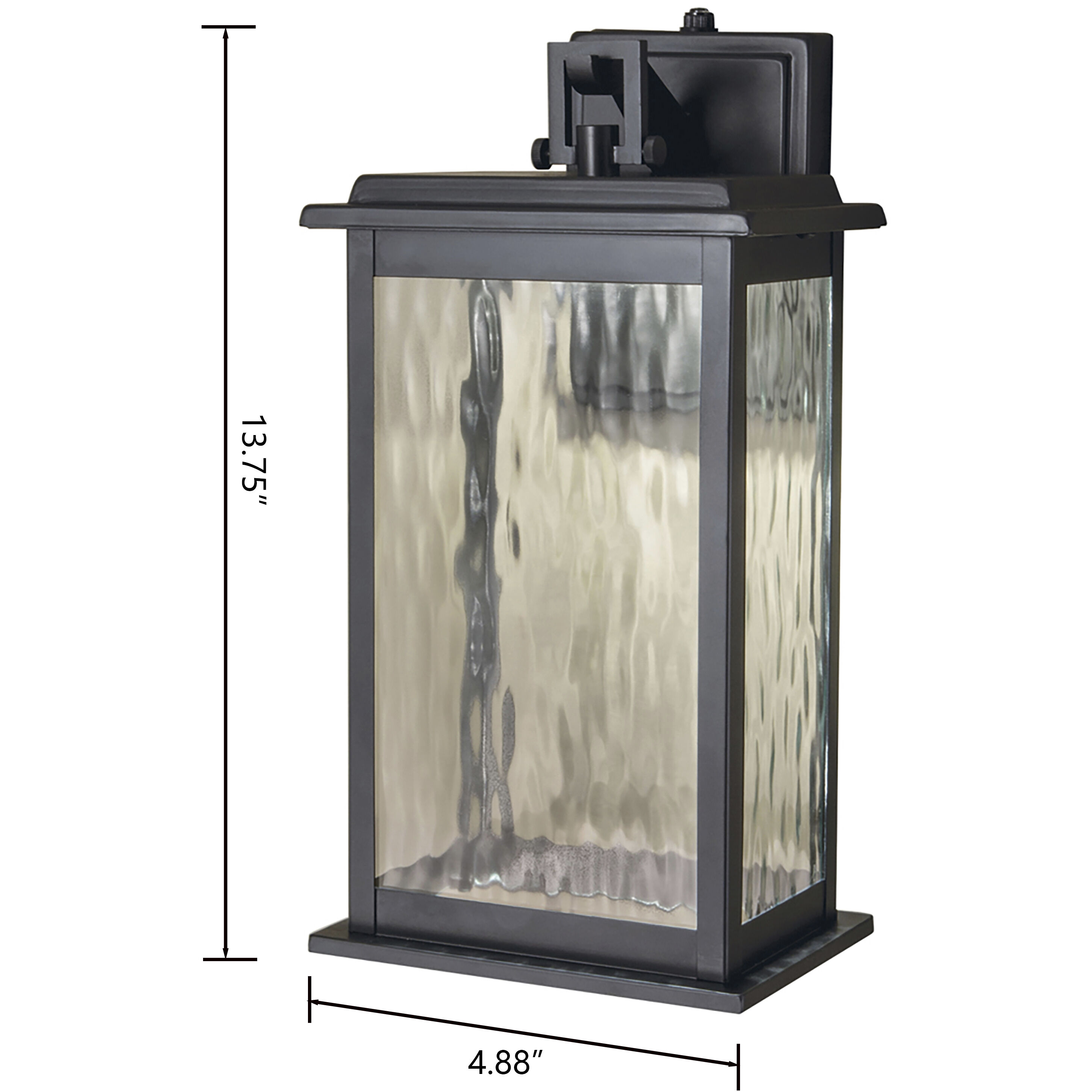 Weymouth LED 13.75 inch Gunmetal with Clear Outdoor Wall Sconce