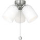 Emile LED Brushed Nickel Fan Light Kit