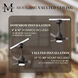 Atlas Alessandra - LK 72 inch Textured Bronze with Gray Ash Tone Blades Transitional Ceiling Fan