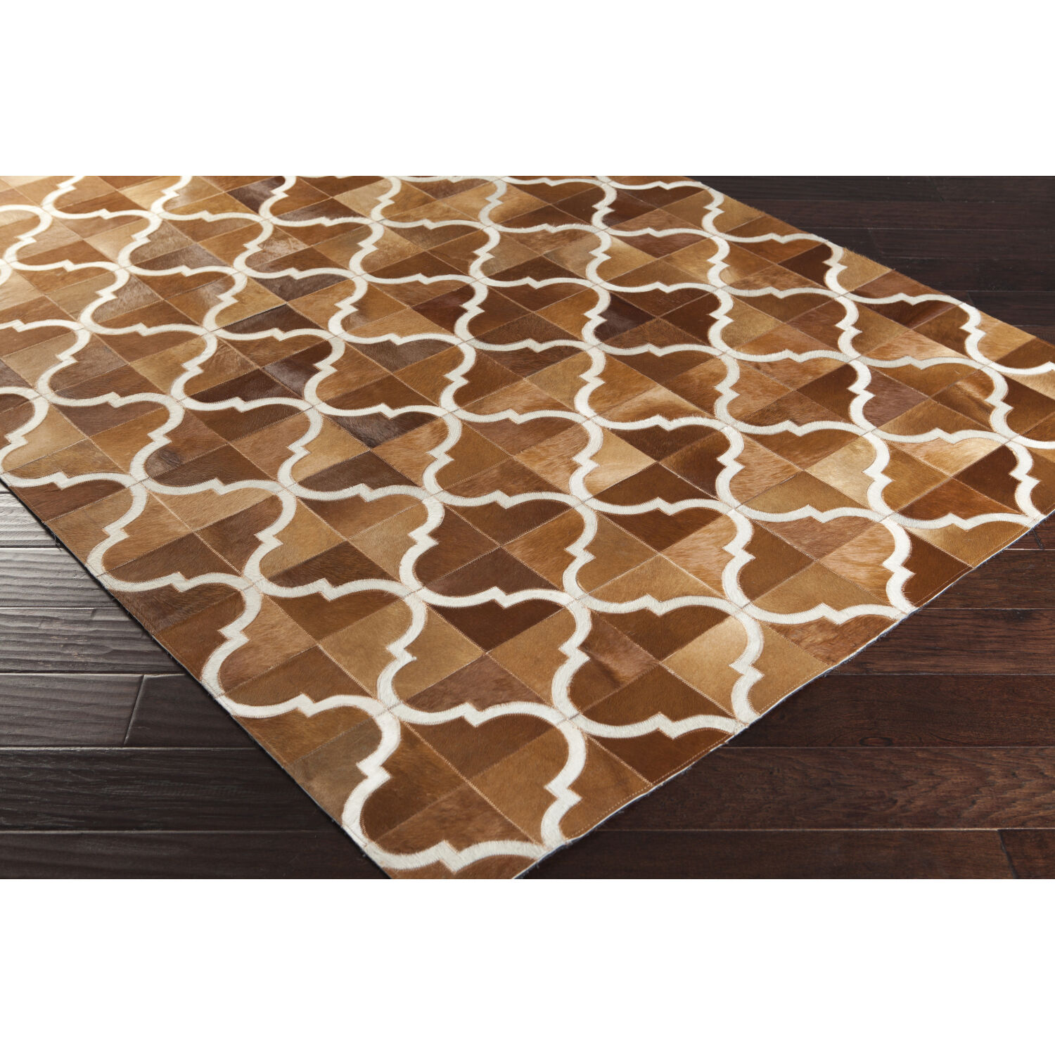 Outback 120 X 96 inch Seafoam / Brown Handmade Rug