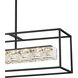 Dazzle LED 36 inch Matte Black Island Light Ceiling Light