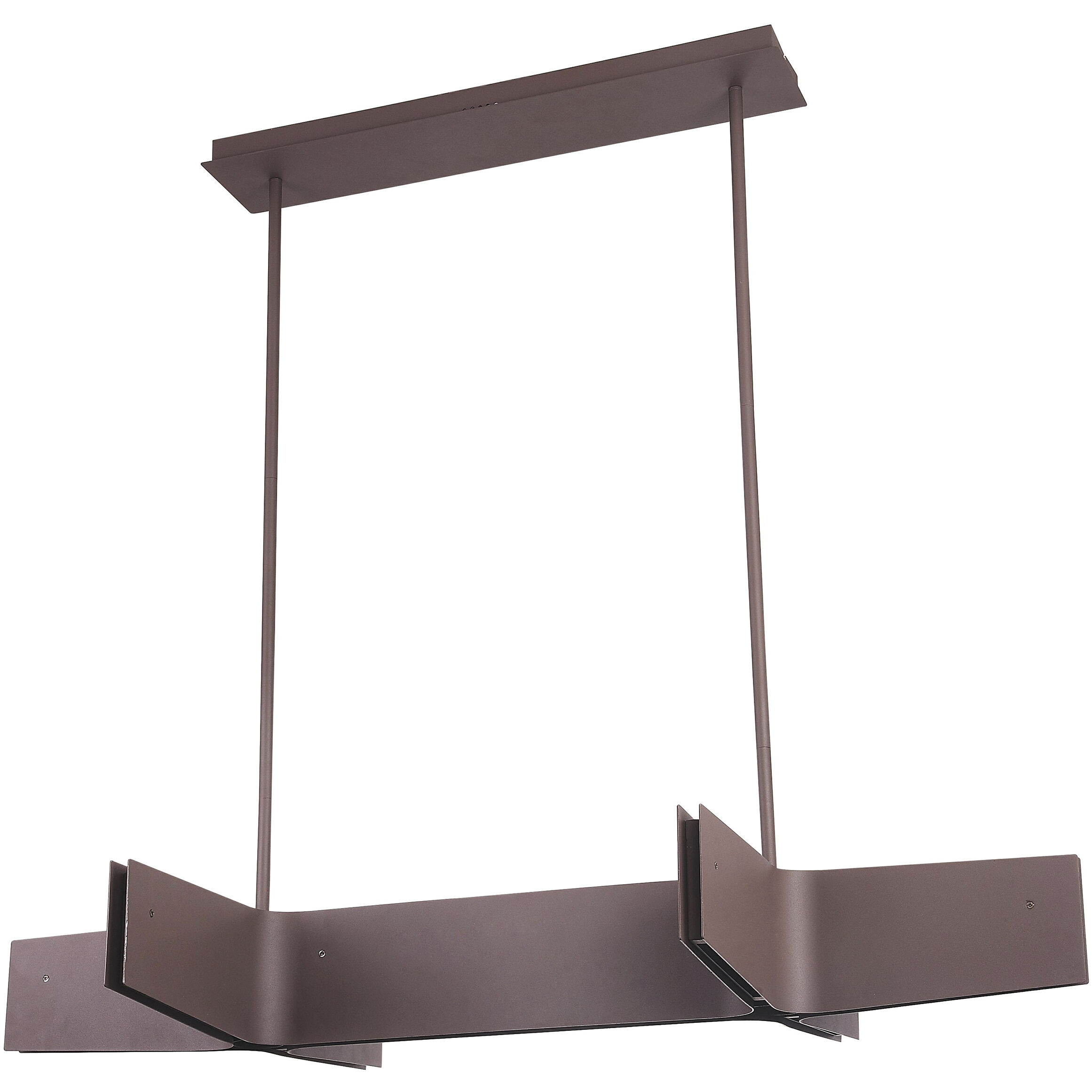 Canada LED 25.2 inch Sand Coffee Chandelier Ceiling Light