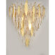 Majestic 21 Light 32.5 inch Gold Leaf Chandelier Ceiling Light