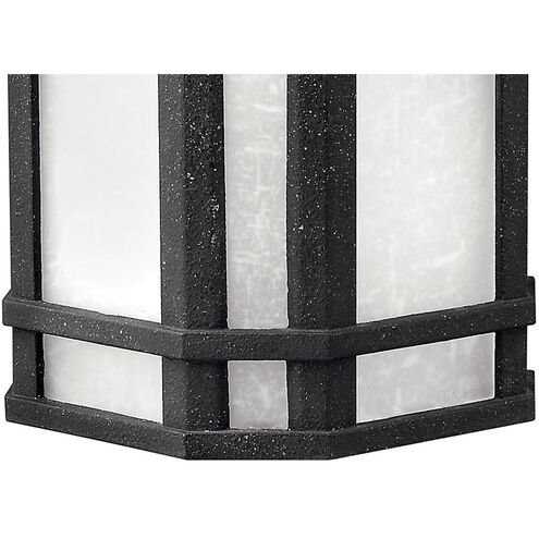 Cherry Creek LED 11 inch Vintage Black Outdoor Wall Lantern, Small