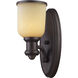 Brooksdale 1 Light 5 inch Oiled Bronze Sconce Wall Light in Incandescent