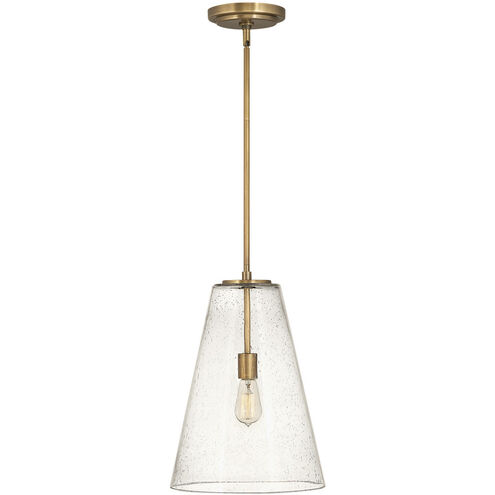 Vance LED 13 inch Heritage Brass Indoor Pendant Ceiling Light