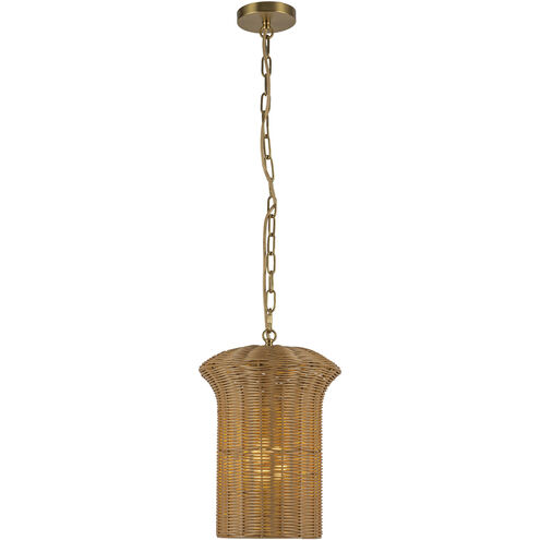 Alora Mood Kai 1 Light 11.13 inch Brushed Gold Pendant Ceiling Light