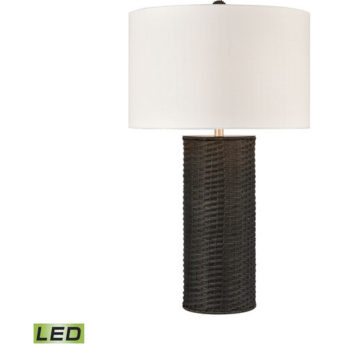 Mulberry Lane 30 inch 9 watt Matte Black Table Lamp Portable Light