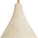 Marley 1 Light 14.5 inch Lime Wash and Bleached Natural Pendant Ceiling Light