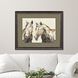 Equine Sketch Brown and Beige and Black and Rust Framed Art