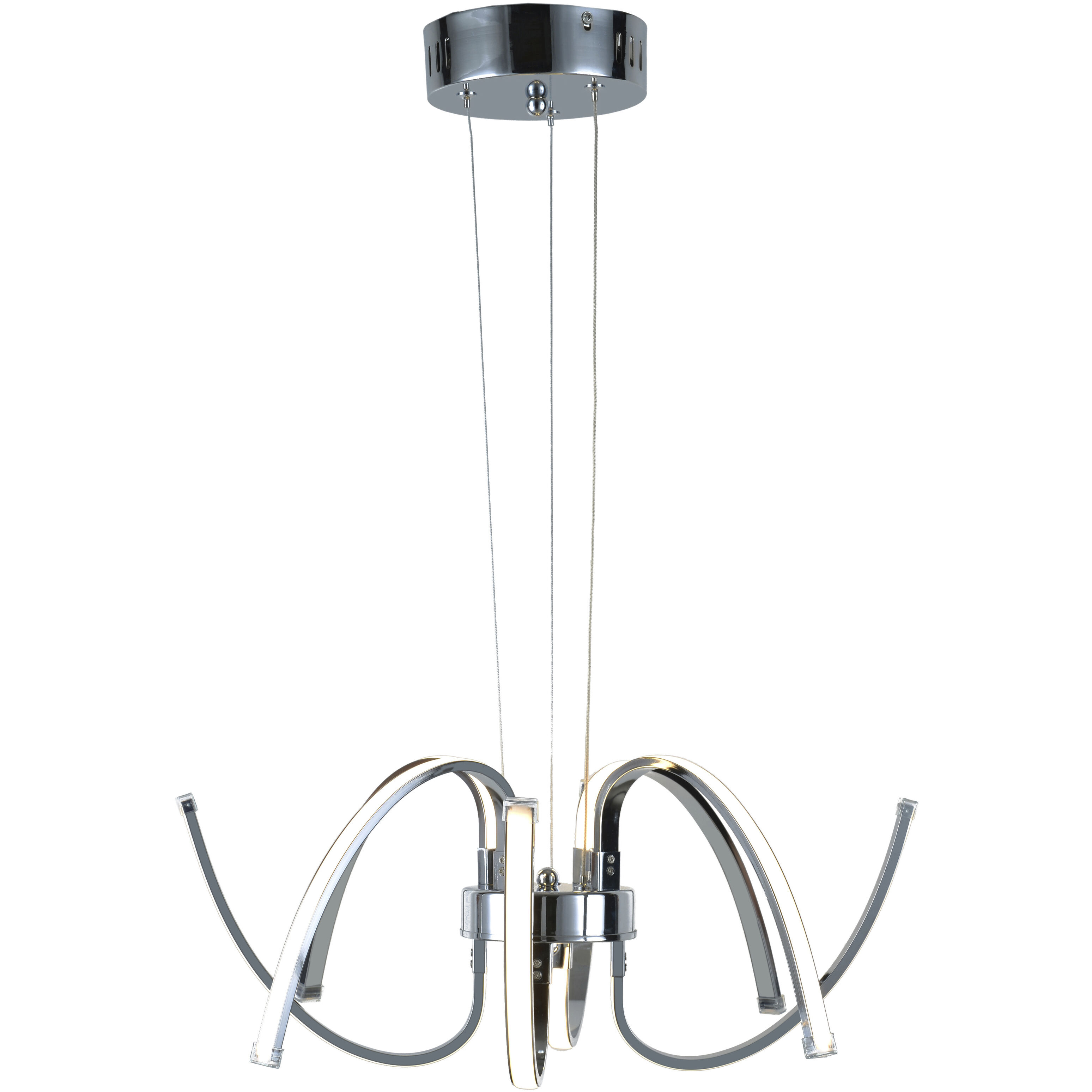 Canada LED 17.7 inch Chrome Chandelier Ceiling Light