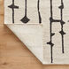 Contemporary Luxe 114 X 79 inch Black/White Rug in 6 x 9