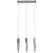 Canada 3 Light 78 inch Chrome Island Lighting Ceiling Light 
