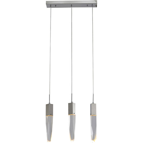 Canada 3 Light 78 inch Chrome Island Lighting Ceiling Light