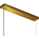 Moon 70 inch Brass Chandelier Ceiling Light