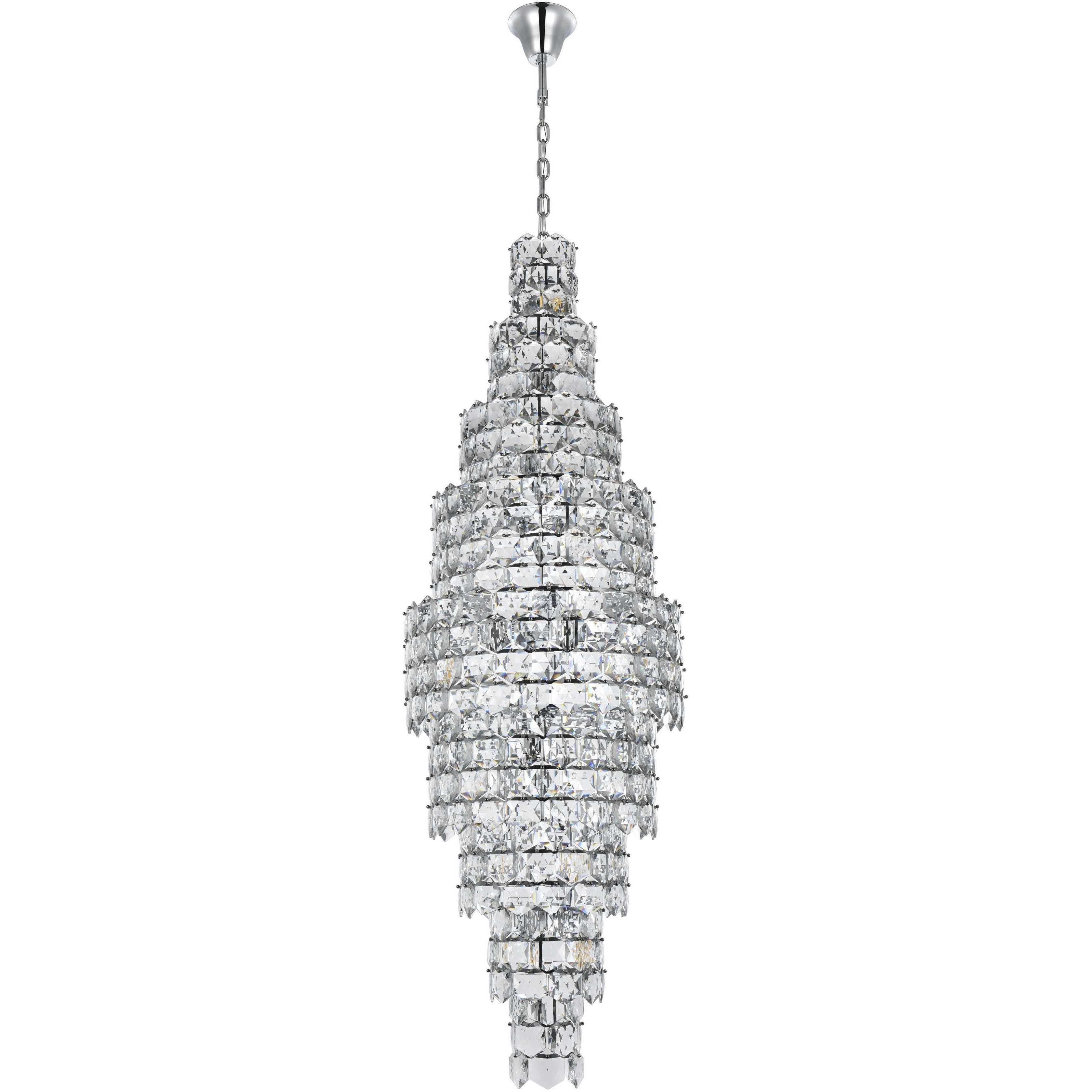 Adaline 41 Light 30 inch Chrome Chandelier Ceiling Light