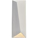 Ambiance LED 6 inch Bisque ADA Wall Sconce Wall Light in Incandescent, Closed Top Fixture, Diagonal