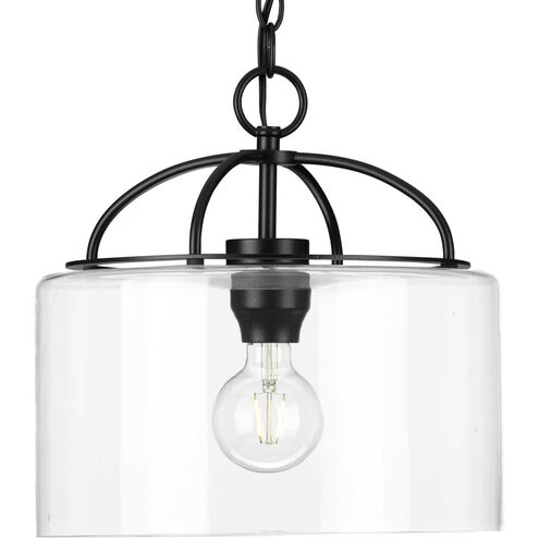 Leyden 1 Light 13 inch Matte Black Mini Pendant Ceiling Light