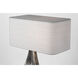 Anne-Marie Barton Terra-Forma 22.75 inch 8.00 watt Museum Pewter Left Table Lamp Portable Light