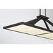 Stiles LED 48 inch Sand Coal Island Chandelier Ceiling Light