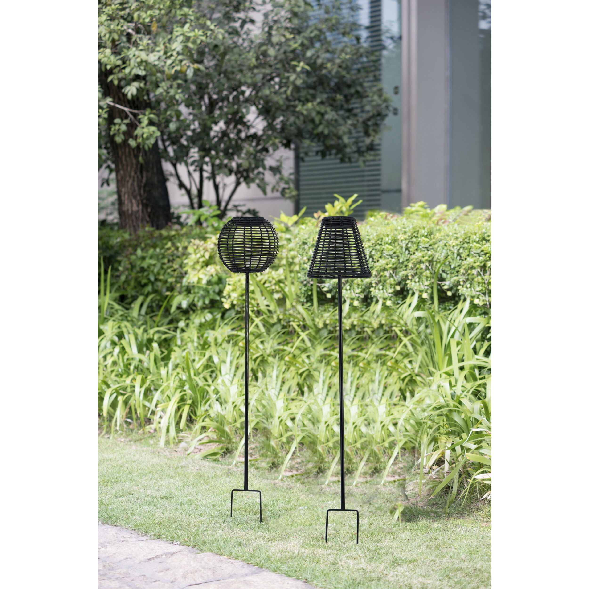 Anita Black Outdoor Solar Light