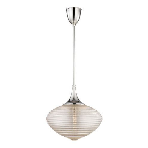 Knox 1 Light 16 inch Polished Nickel Pendant Ceiling Light