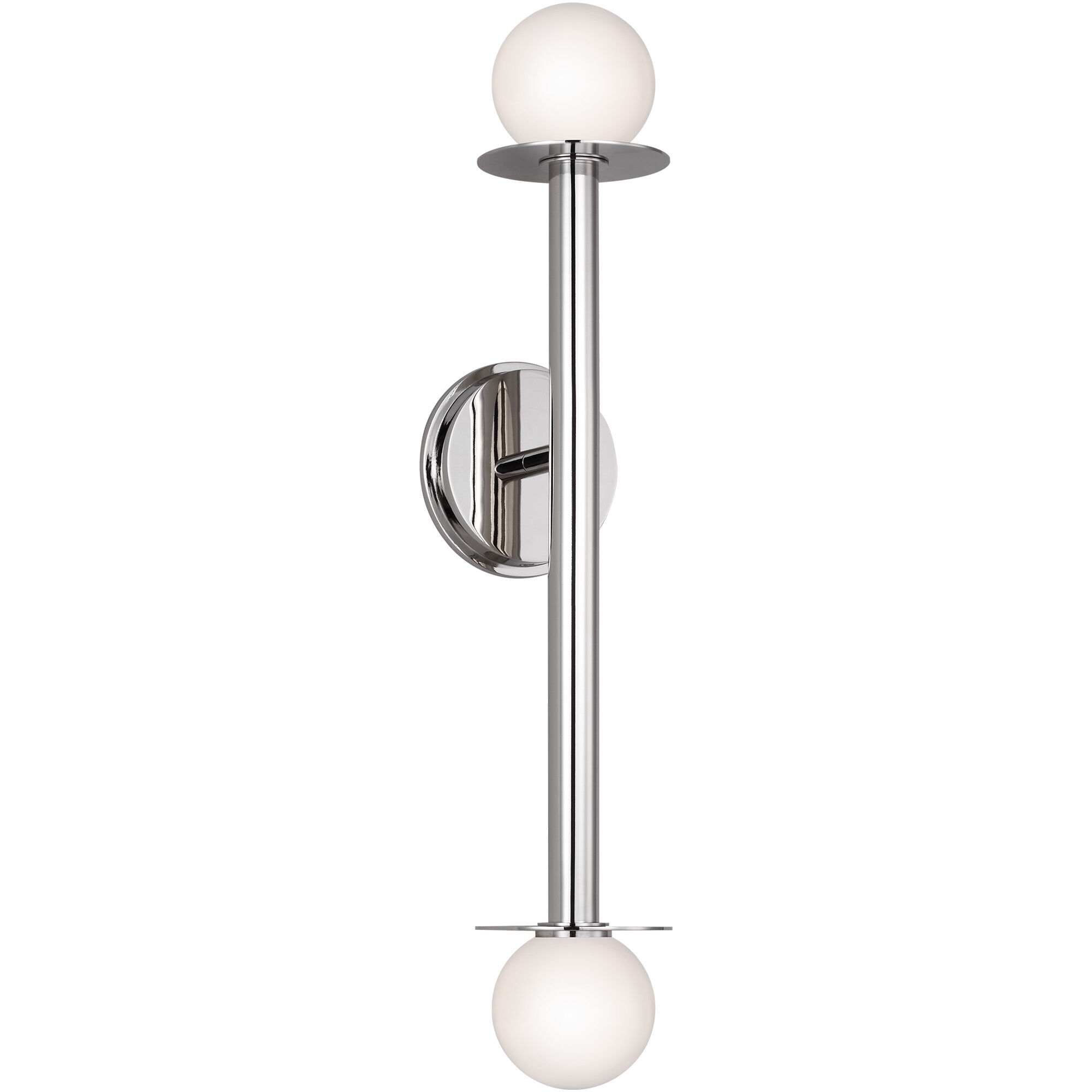 Kelly by Kelly Wearstler Nodes 2 Light 4.75 inch Polished Nickel Sconce Wall Light
