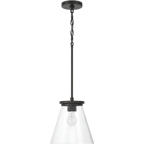 Connell 1 Light 10 inch Flat Black Pendant Ceiling Light