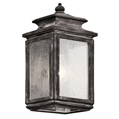 Wiscombe Park 1 Light 12 inch Weathered Zinc Outdoor Wall, Small