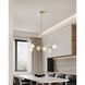 Helena 6 Light 32 inch Brushed Gold Chandelier Ceiling Light
