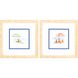 Waterside Collection Blue Framed Art
