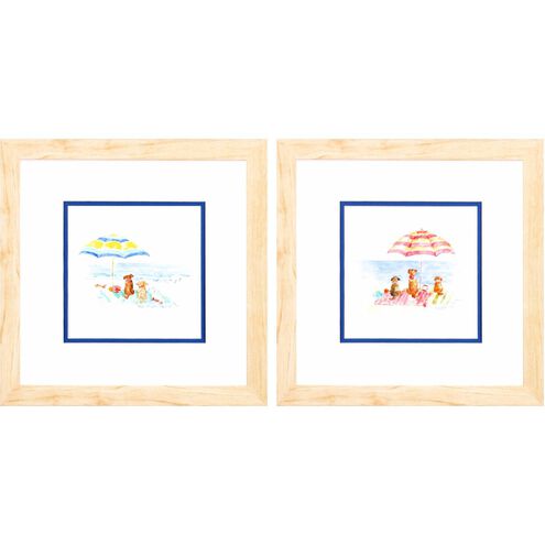Waterside Collection Blue Framed Art