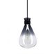 Del Mar 1 Light 8 inch Smoke and Clear Pendant Ceiling Light
