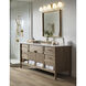 Naya 5 Light 40 inch Modern Gold Bath Vanity Light Wall Light