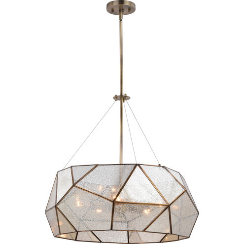 Euclid LED 24 inch Aged Brass Pendant Ceiling Light