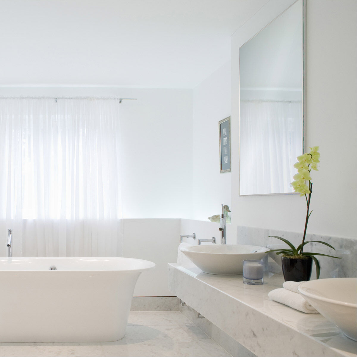 Crake 36 X 24 inch Stainless Steel Wall Mirror