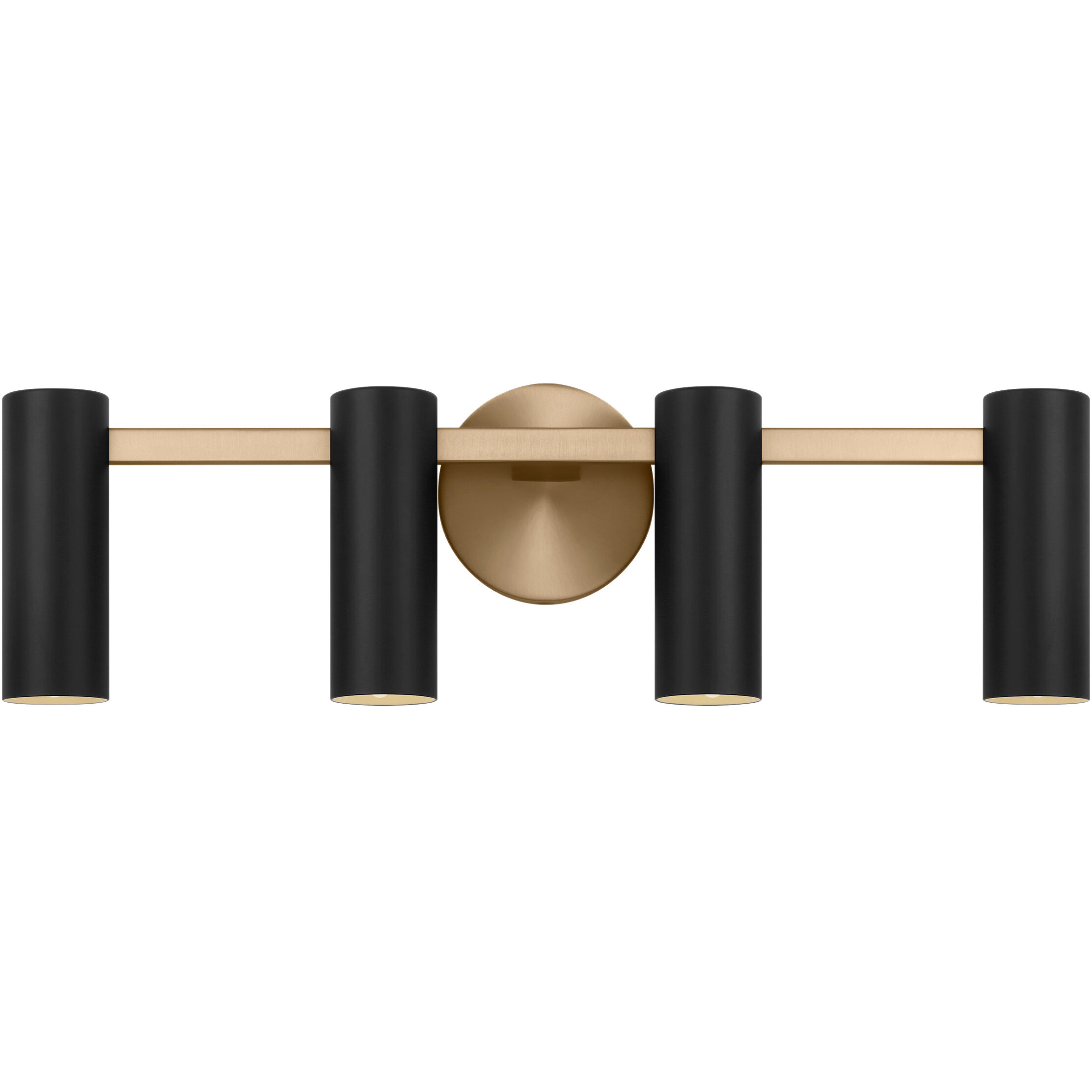 Zentro LED 24 inch Satin Brass Vanity Light Wall Light