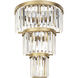 Social Club 6 Light 15 inch Havana Gold Wall Sconce Wall Light