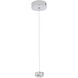 Canada LED 2 inch Chrome LED Pendant Ceiling Light