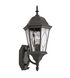 Signature 1 Light 21 inch Swedish Iron Outdoor Wall Lantern
