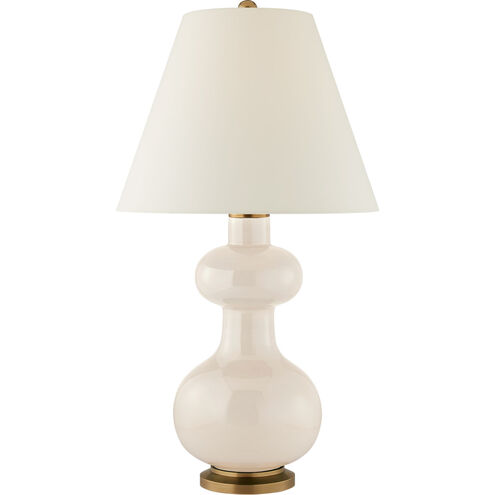 Christopher Spitzmiller Chambers 29.25 inch 100 watt Ivory Table Lamp Portable Light in Natural Percale, Medium