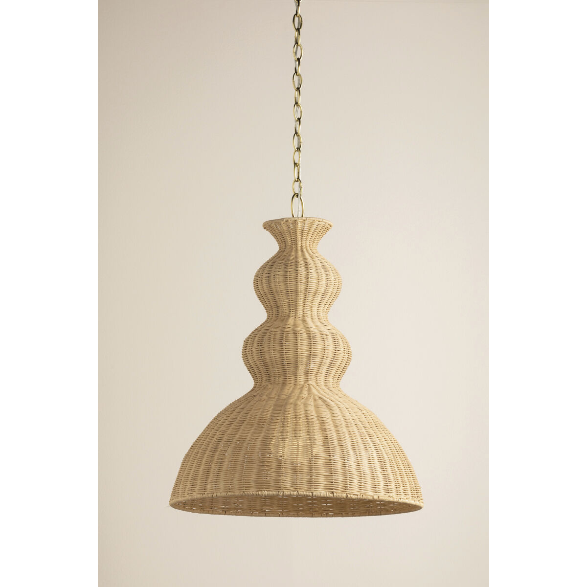 Mayla 1 Light 21.25 inch Aged Brass Pendant Ceiling Light
