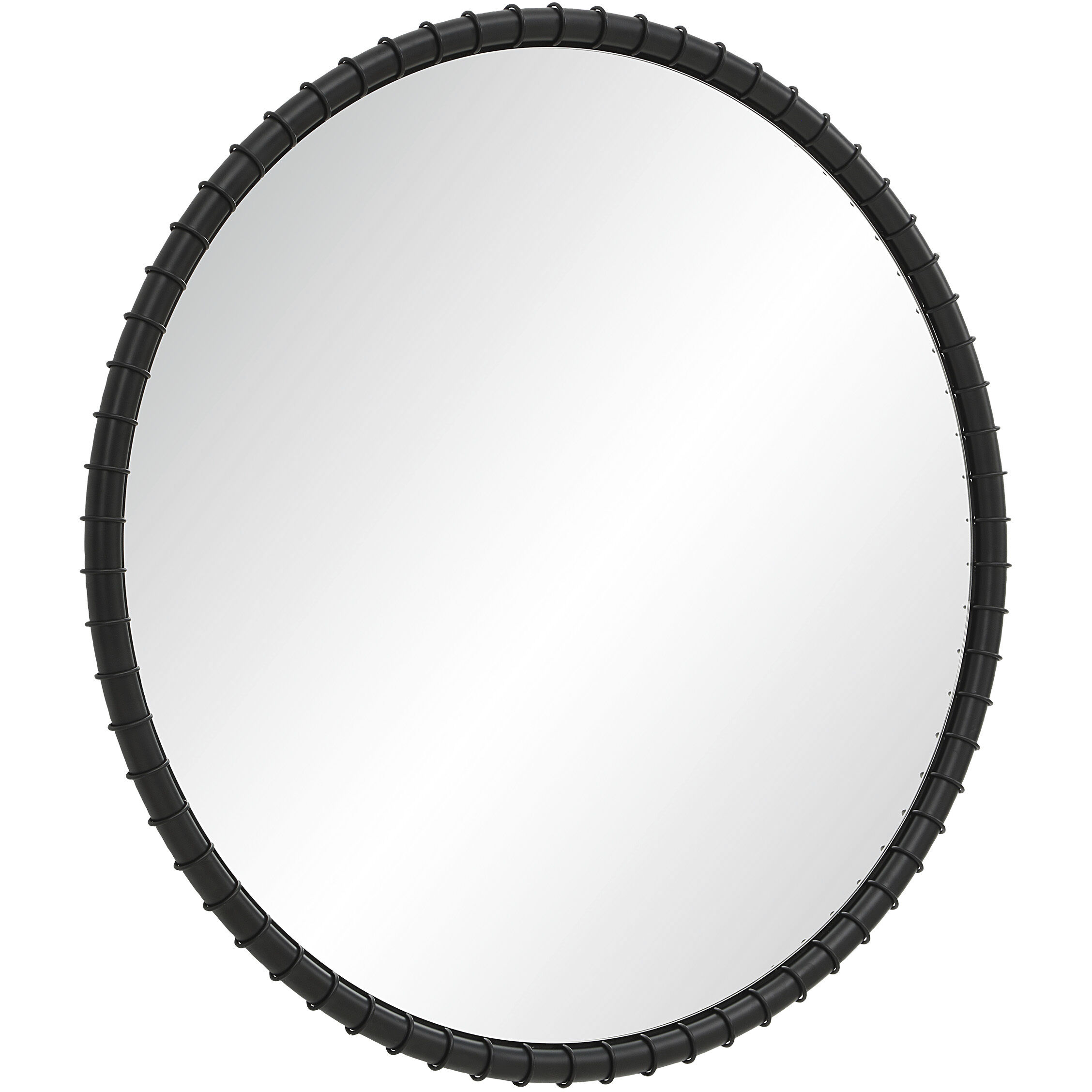 Timo 40.5 X 40.5 inch Matte Black Wall Mirror