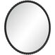 Timo 40.5 X 40.5 inch Matte Black Wall Mirror