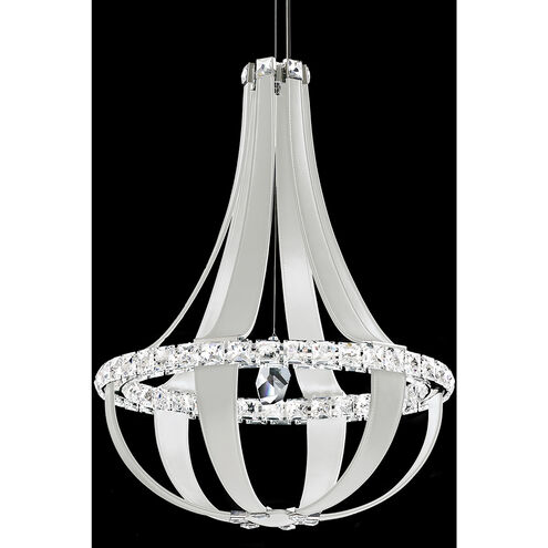 Crystal Empire LED LED White Pass Pendant Ceiling Light in Radiance