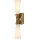 Burrows 2 Light 4.88 inch Antique Brass Bath Wall Sconce Wall Light
