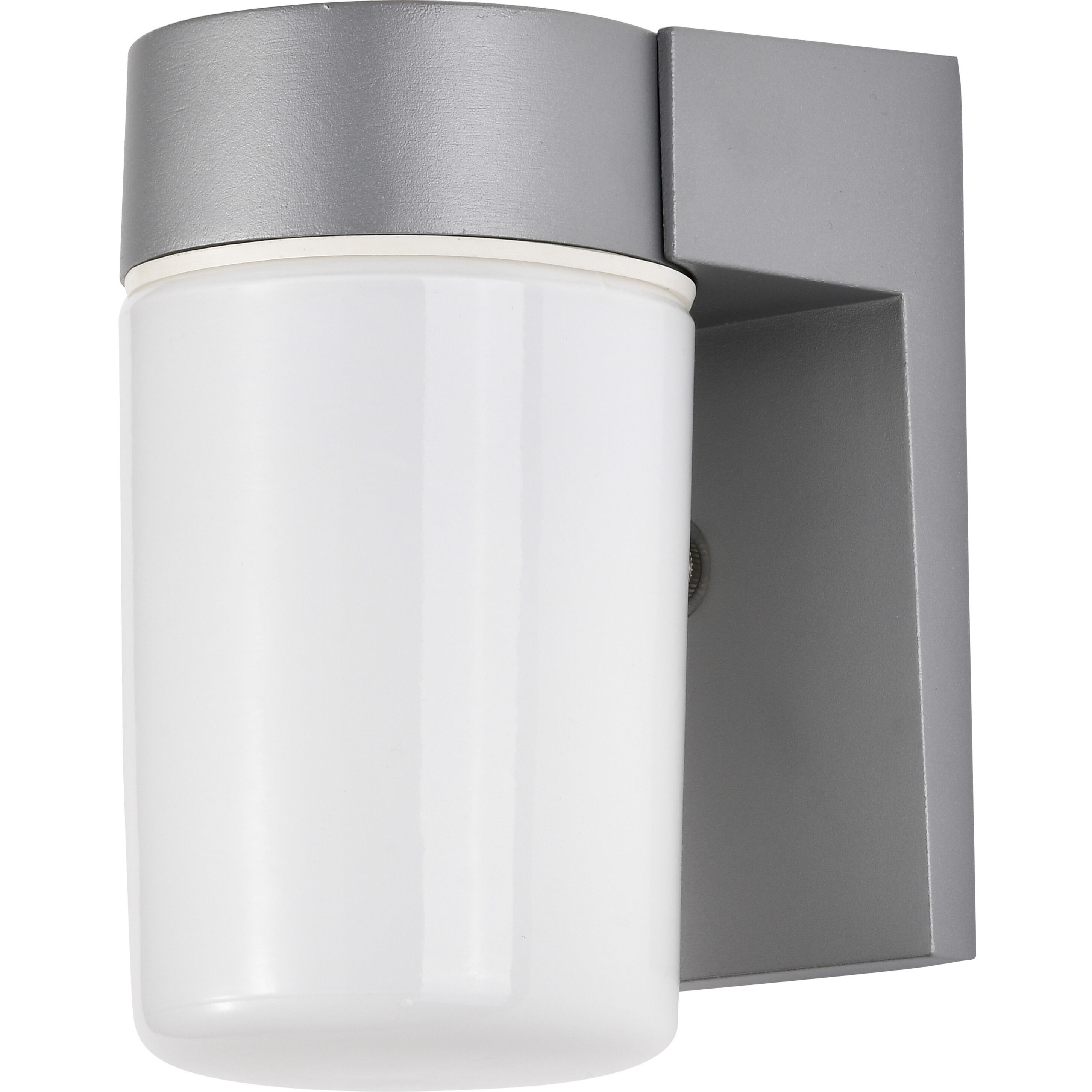 Brentwood 1 Light 8 inch Satin Aluminum Outdoor Wall Mount