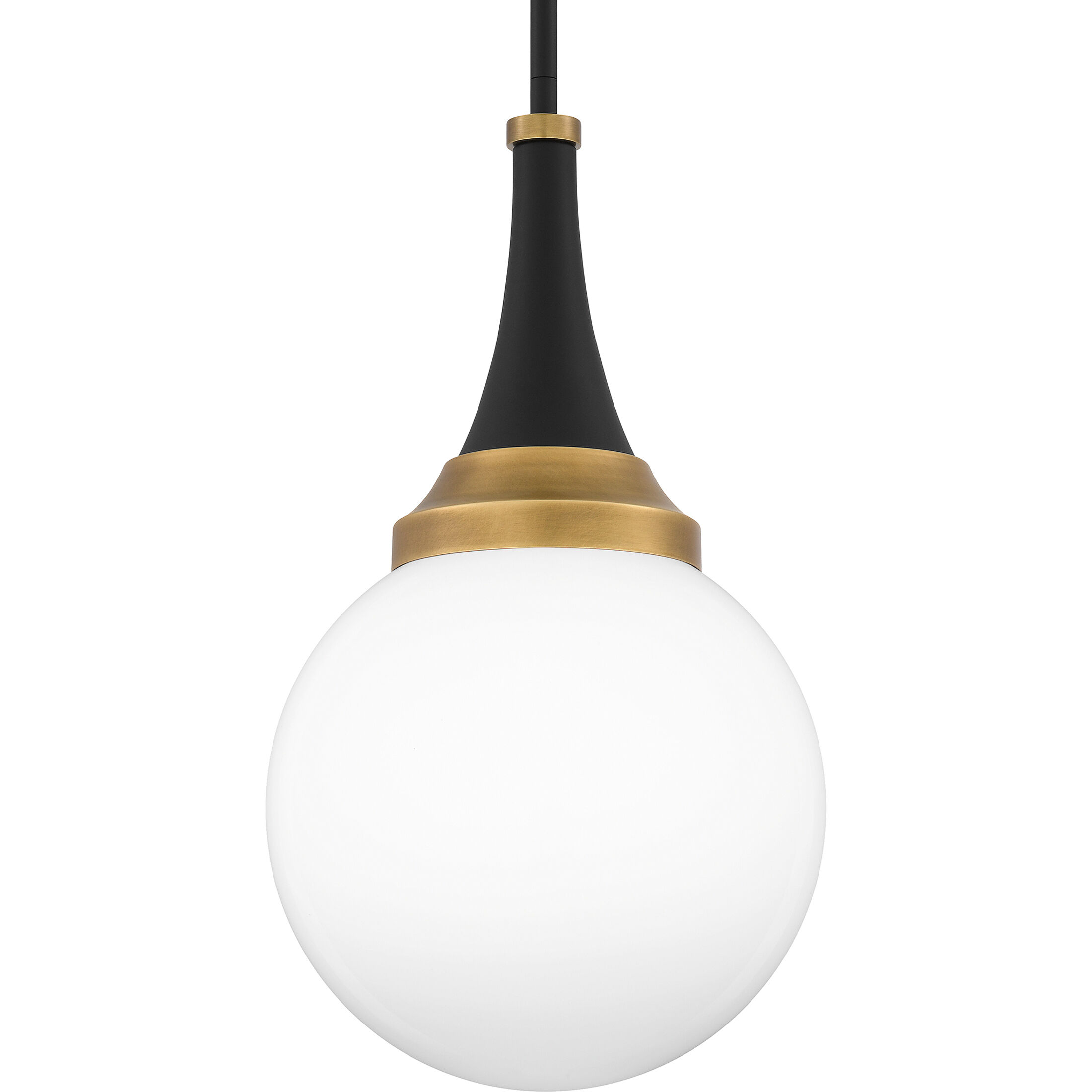 Arlo 1 Light 10 inch Matte Black Pendant Ceiling Light